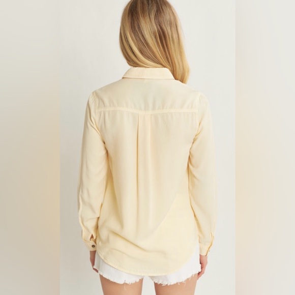 Button down Tencel long sleeve top - Picture 9 of 10